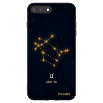 Picasee husă neagră din silicon pentru Apple iPhone 7 Plus - GEMINI