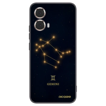 Picasee husă neagră din silicon pentru Motorola Moto G85 - GEMINI