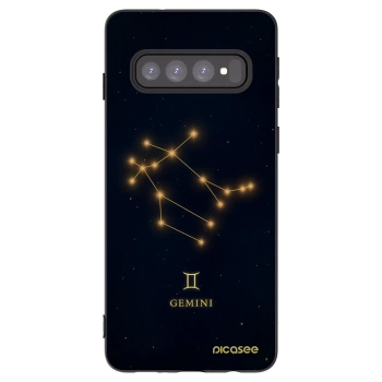 Picasee husă neagră din silicon pentru Samsung Galaxy S10 G973 - GEMINI