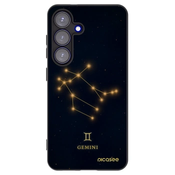 Picasee husă neagră din silicon pentru Samsung Galaxy S25 5G - GEMINI