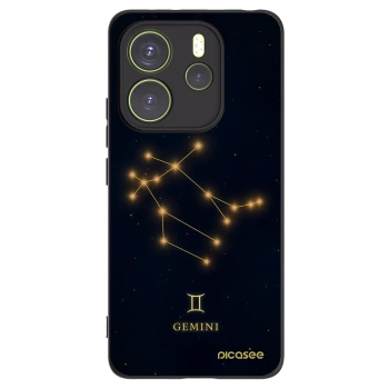 Picasee husă neagră din silicon pentru Xiaomi Redmi Note 14 4G - GEMINI