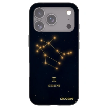 Picasee husă neagră din silicon pentru Apple iPhone 17 Pro - GEMINI