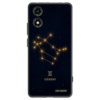 Picasee husă neagră din silicon pentru Motorola Moto E14 - GEMINI