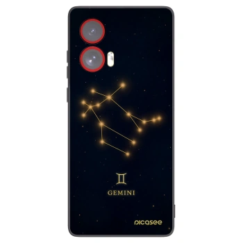 Picasee husă neagră din silicon pentru Motorola Edge 50 Fusion - GEMINI