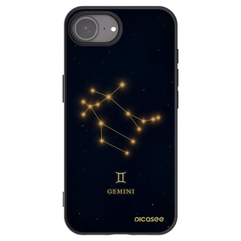 Picasee husă neagră din silicon pentru Apple iPhone 17e - GEMINI