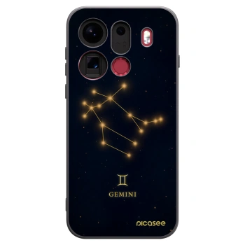 Picasee husă neagră din silicon pentru OPPO Find X9 Pro - GEMINI