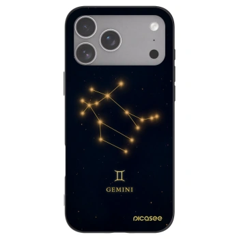 Picasee husă neagră din silicon pentru Apple iPhone 18 Pro Max - GEMINI