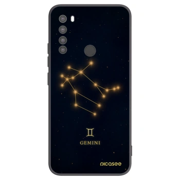 Picasee husă neagră din silicon pentru Xiaomi Redmi Note 8 - GEMINI