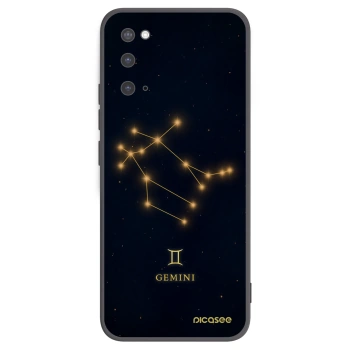 Picasee husă neagră din silicon pentru Samsung Galaxy S20 G980F - GEMINI