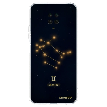 Picasee husă transparentă din silicon pentru Xiaomi Redmi Note 9 Pro - GEMINI