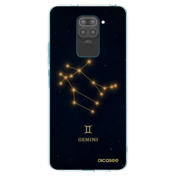 Picasee husă neagră din silicon pentru Xiaomi Redmi Note 9 - GEMINI