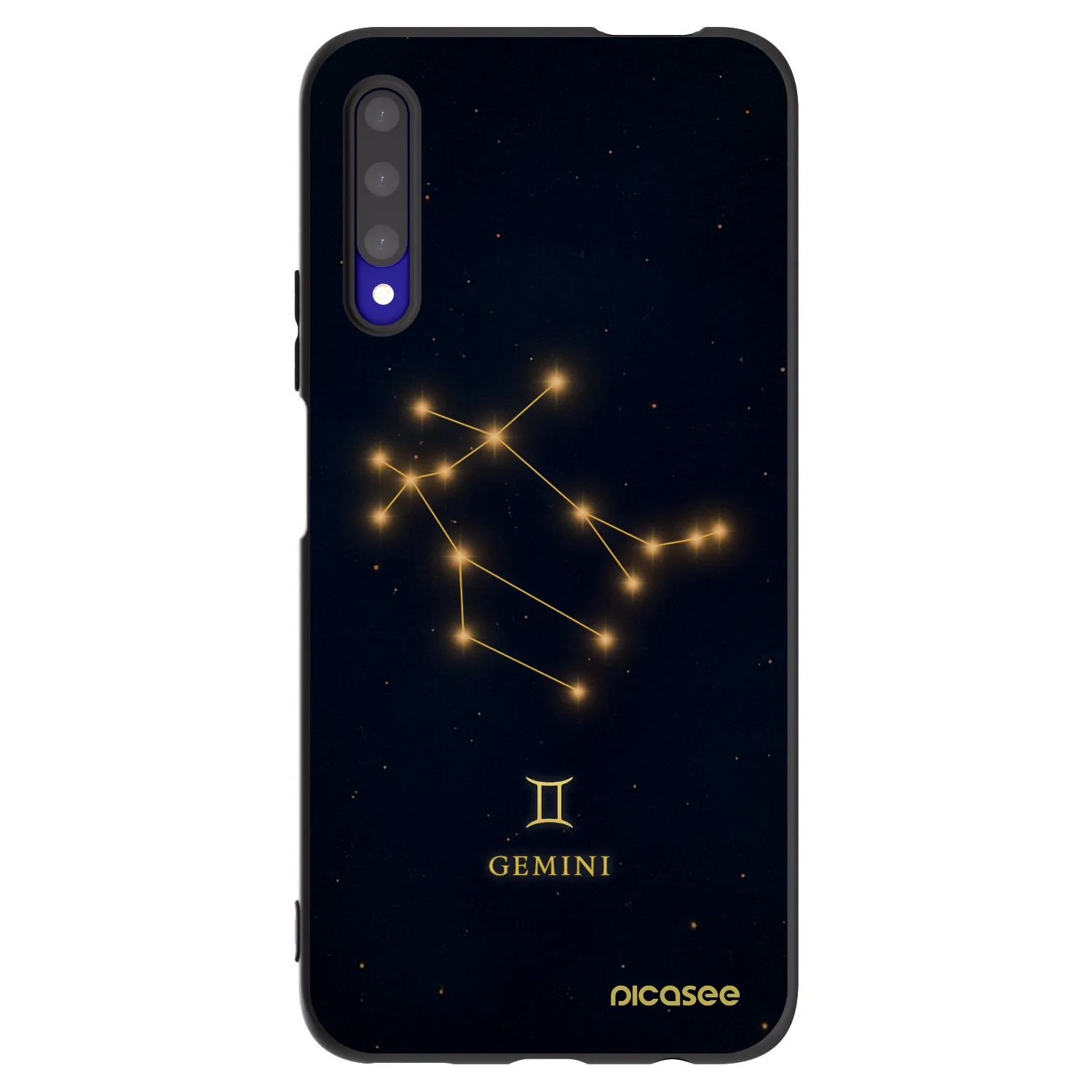 Picasee husă neagră din silicon pentru Honor 9X Pro - GEMINI