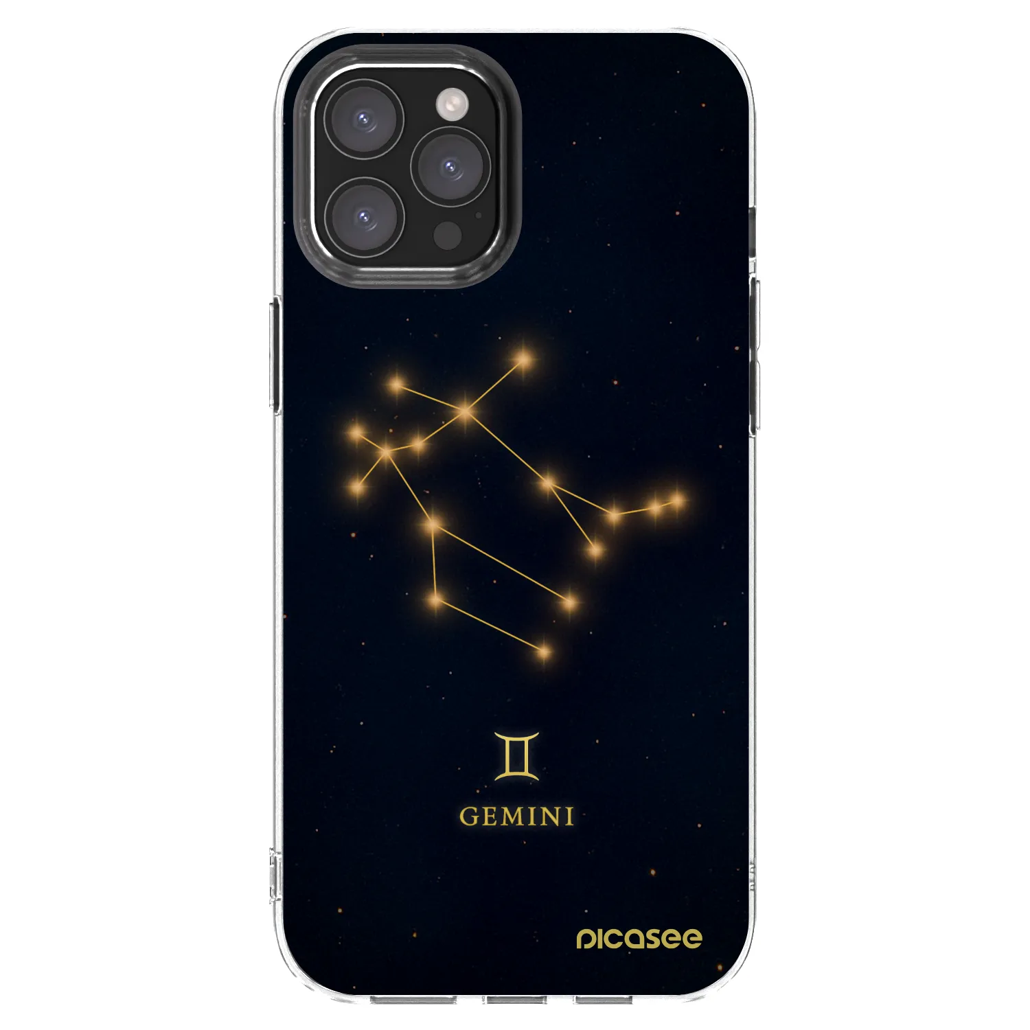 Picasee husă transparentă din silicon pentru Apple iPhone 12 Pro Max - GEMINI