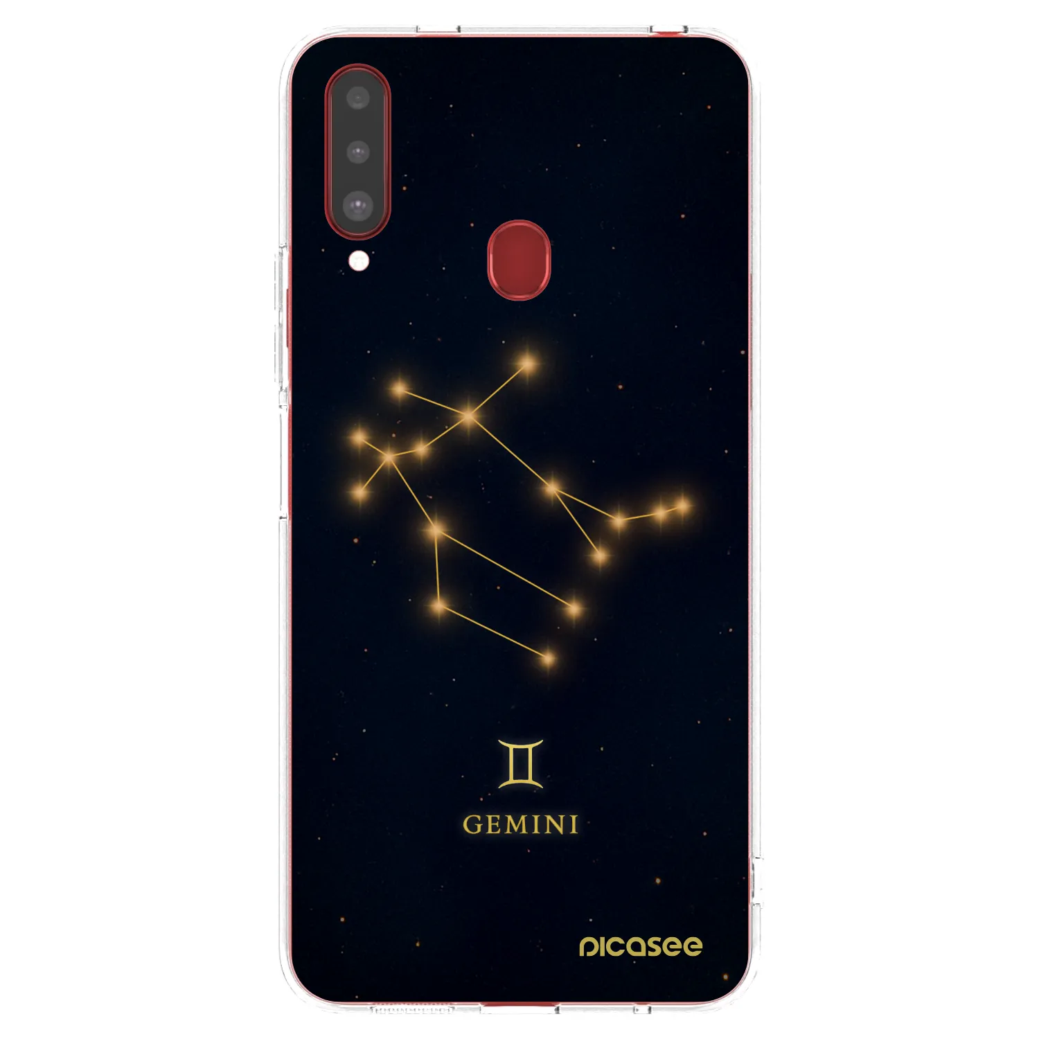 Picasee husă transparentă din silicon pentru Samsung Galaxy A20s - GEMINI