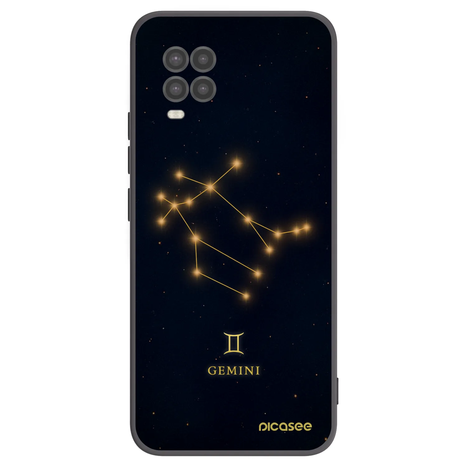 Picasee husă neagră din silicon pentru Xiaomi Mi 10 Lite - GEMINI