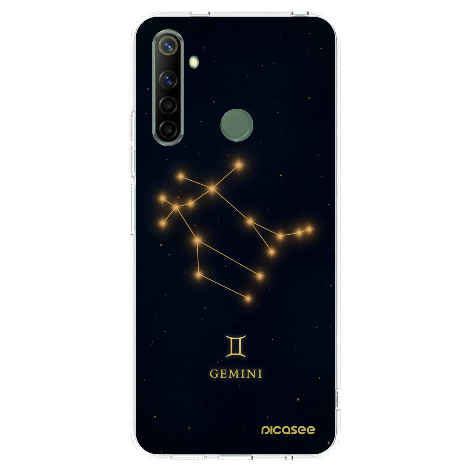 Picasee husă transparentă din silicon pentru Realme 6i - GEMINI