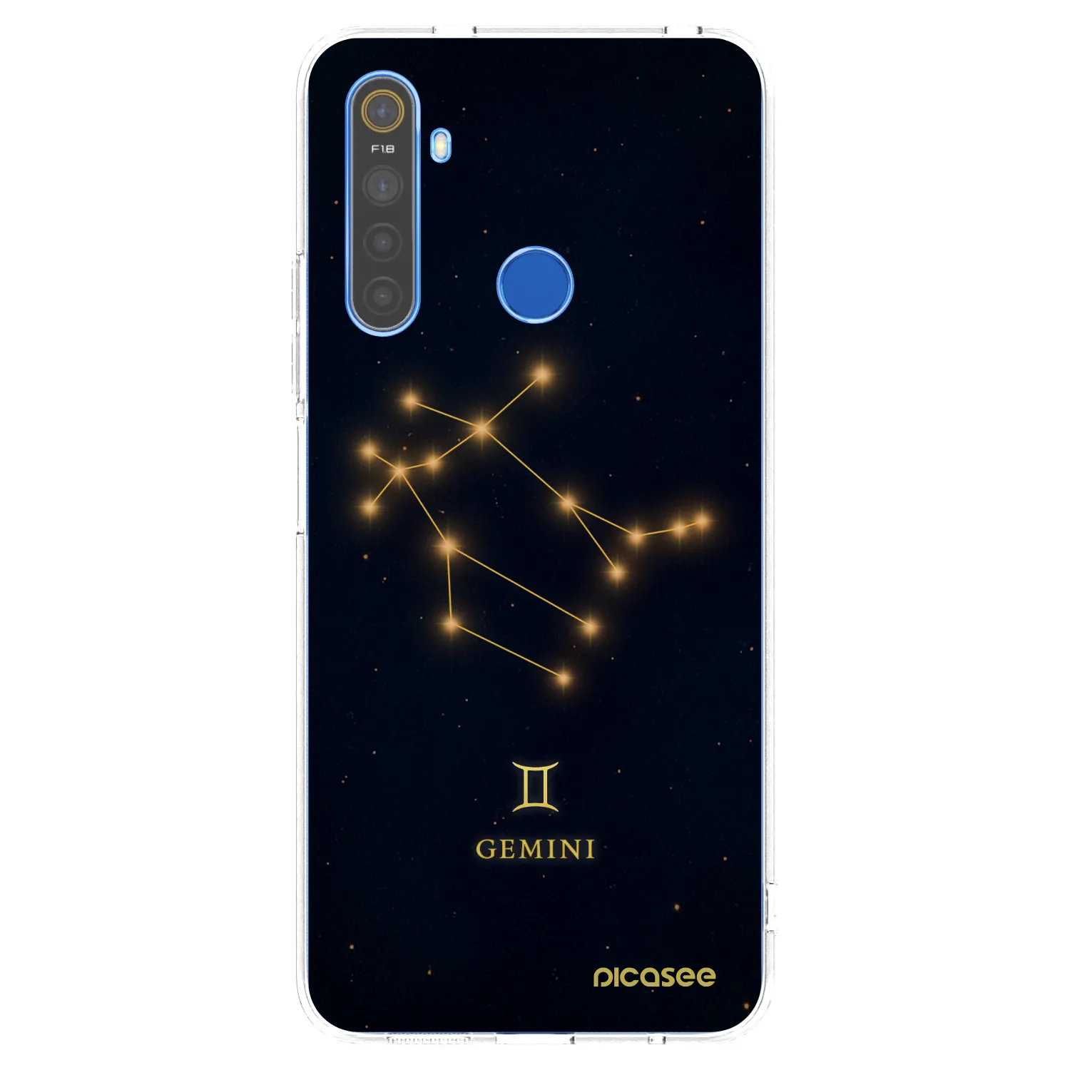 Picasee husă transparentă din silicon pentru Realme 5 - GEMINI