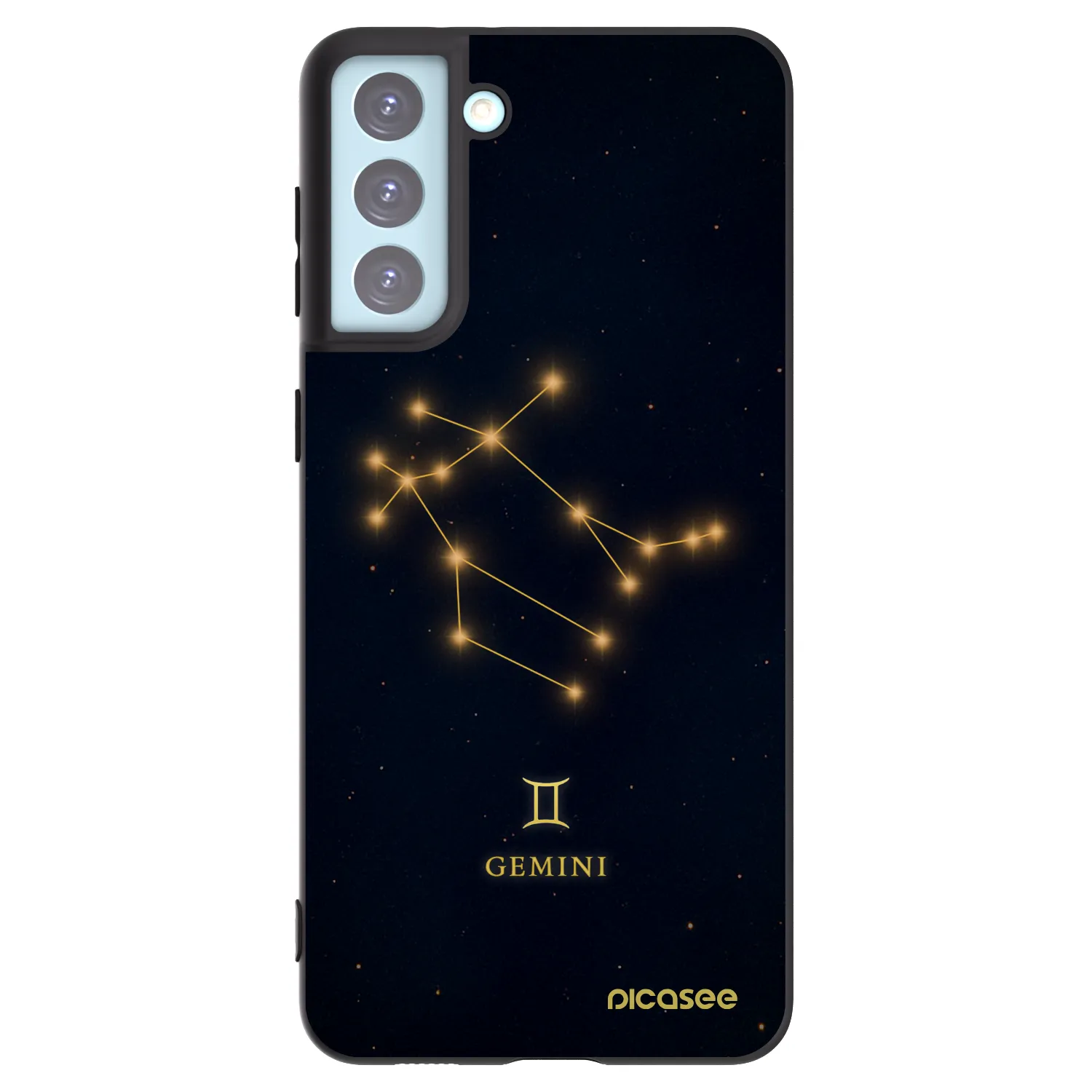 Picasee husă neagră din silicon pentru Samsung Galaxy S21+ 5G G996F - GEMINI