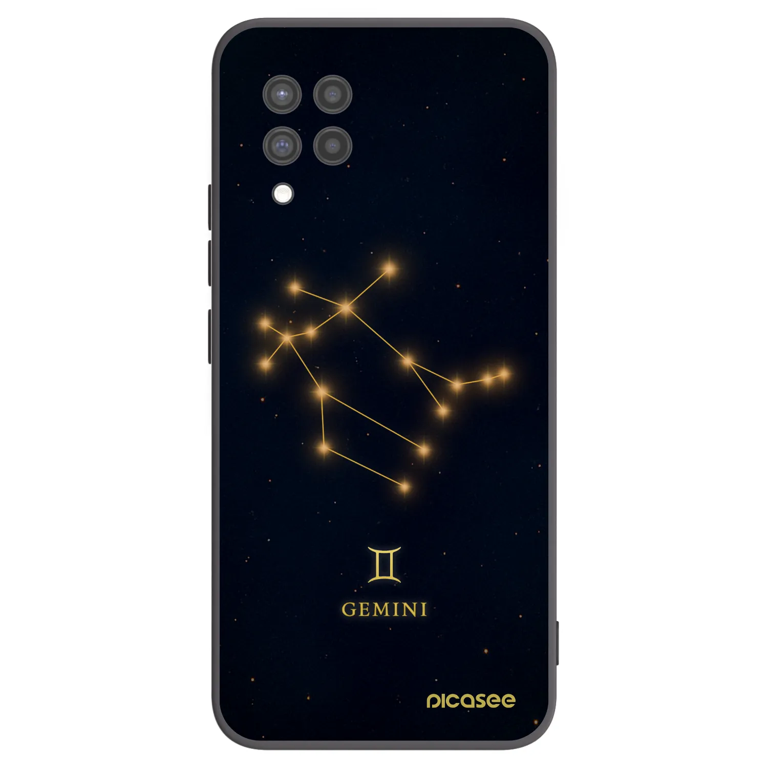 Picasee husă neagră din silicon pentru Samsung Galaxy A42 A426B - GEMINI