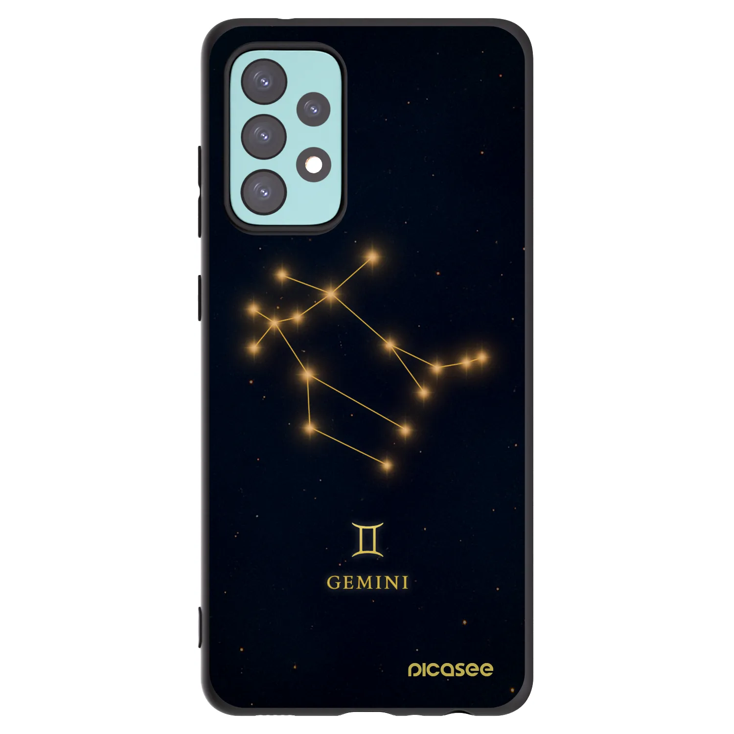 Picasee husă neagră din silicon pentru Samsung Galaxy A72 A725F - GEMINI