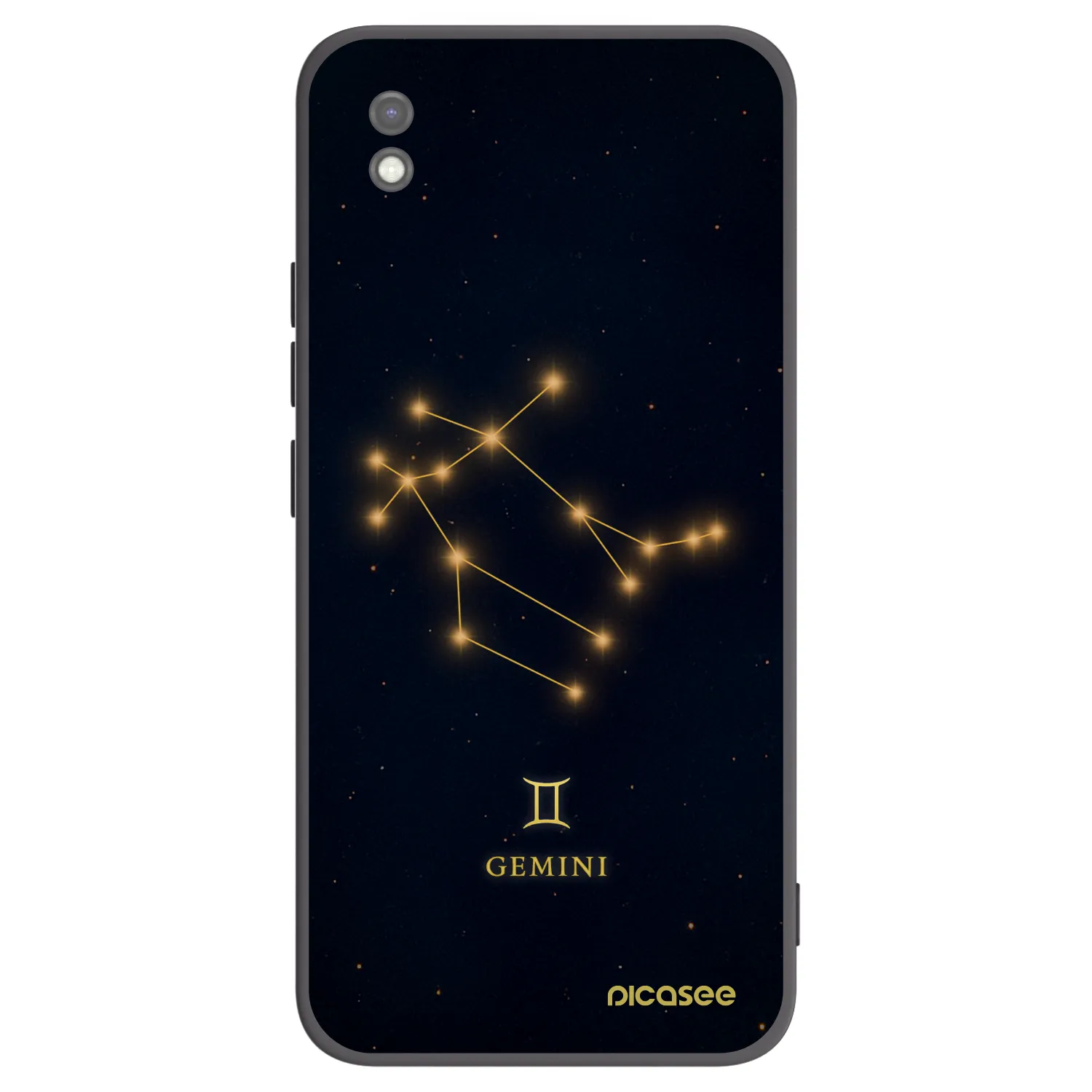 Picasee husă neagră din silicon pentru Xiaomi Redmi 9AT - GEMINI