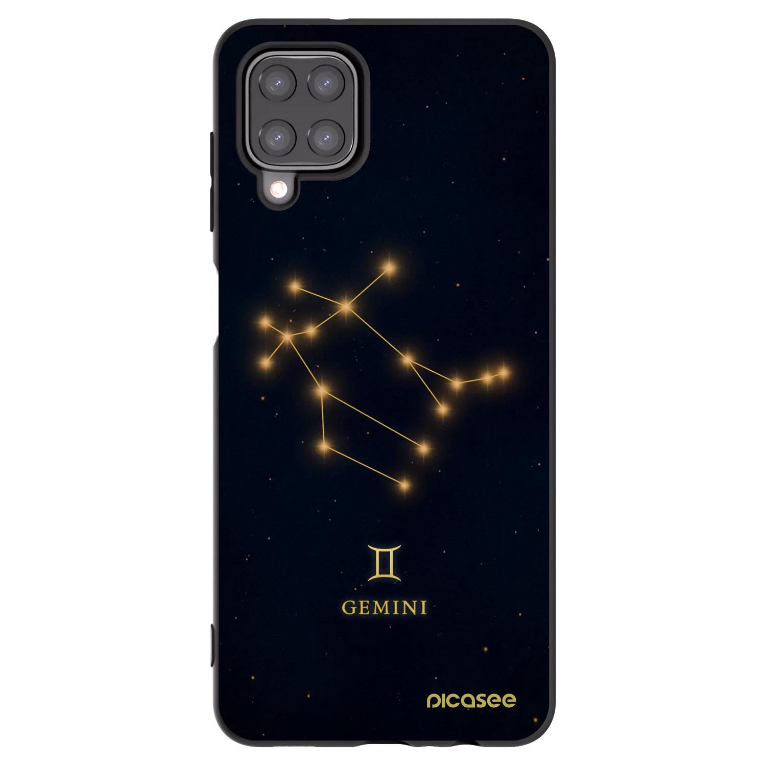Picasee husă neagră din silicon pentru Samsung Galaxy M12 M127F - GEMINI