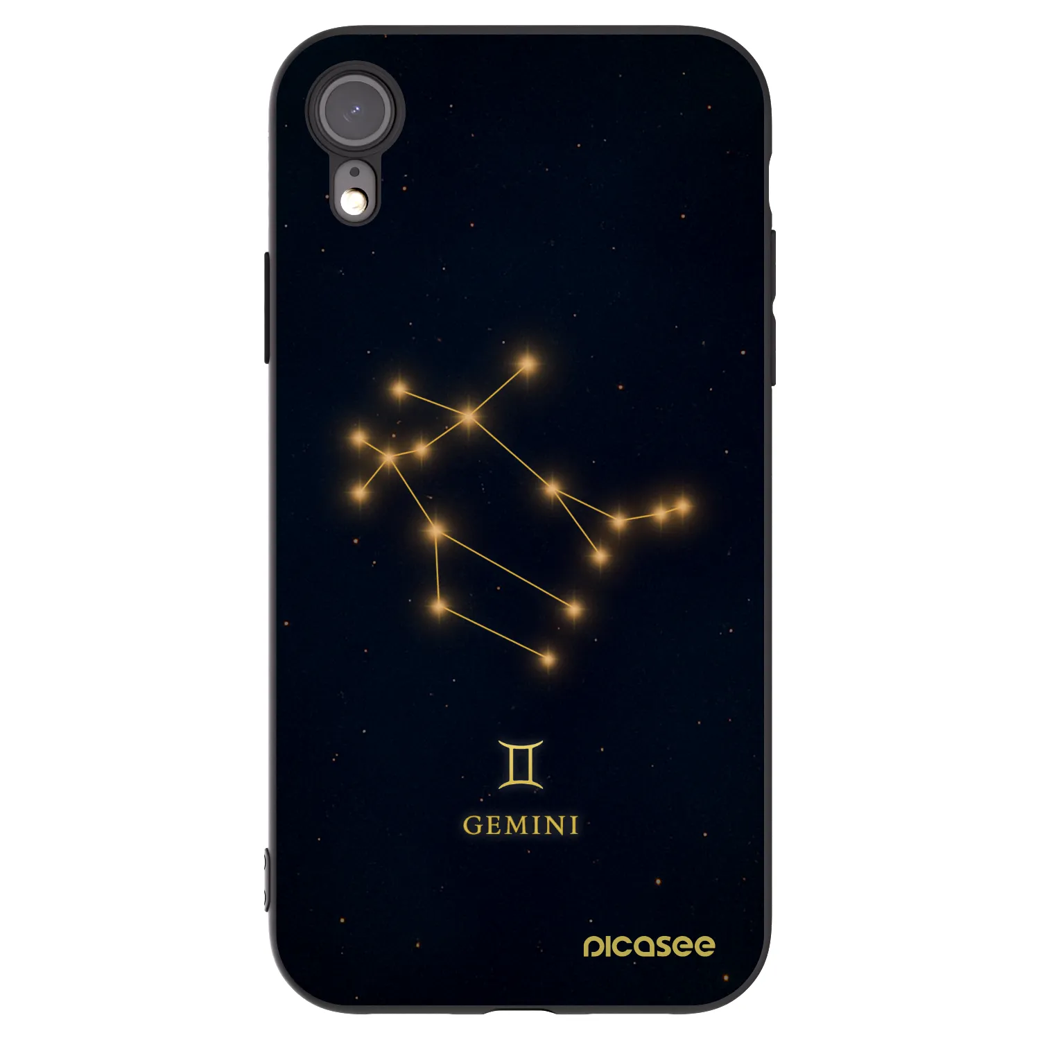 Picasee husă neagră din silicon pentru Apple iPhone 6 Plus/6S Plus - GEMINI