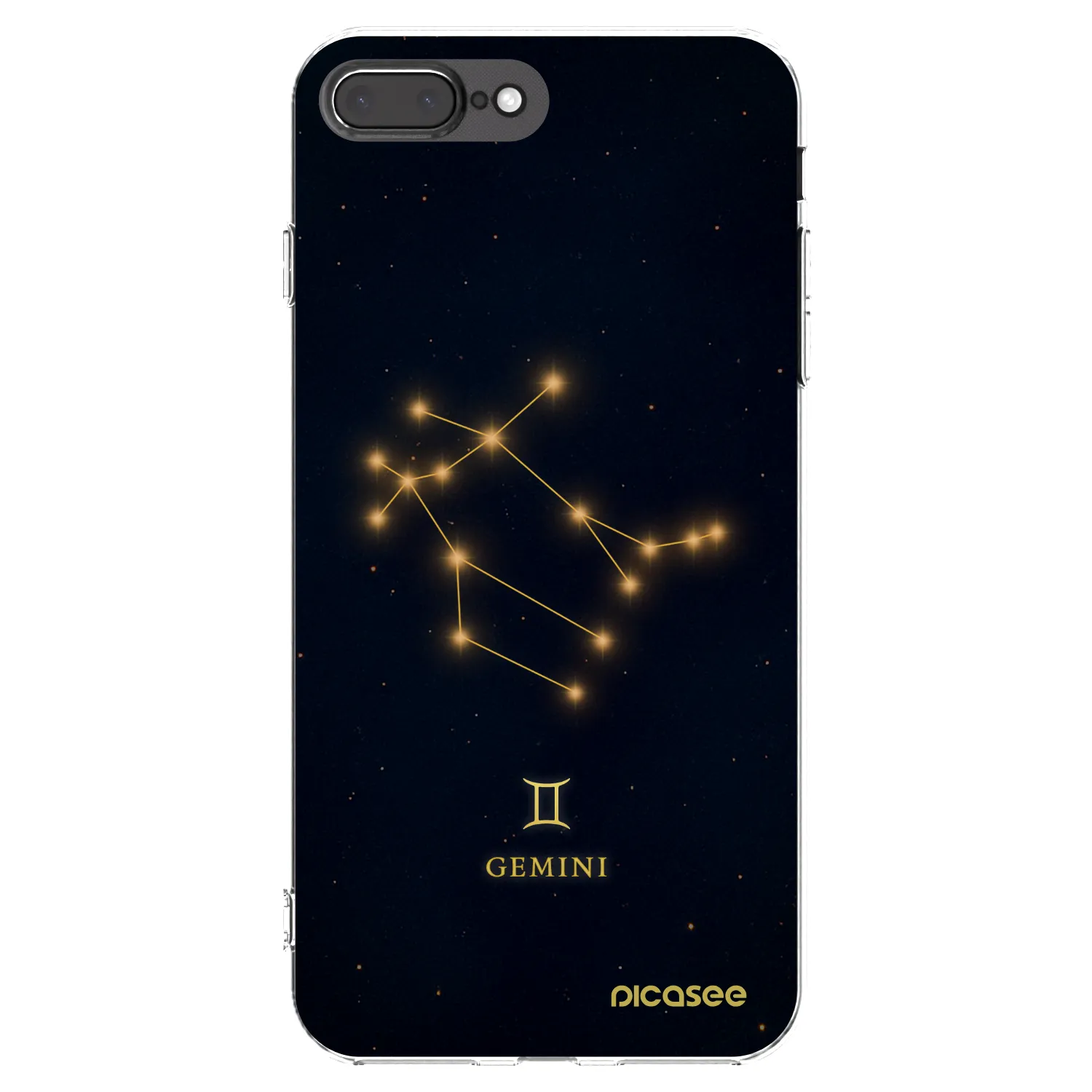 Picasee husă transparentă din silicon pentru Apple iPhone 7 Plus - GEMINI