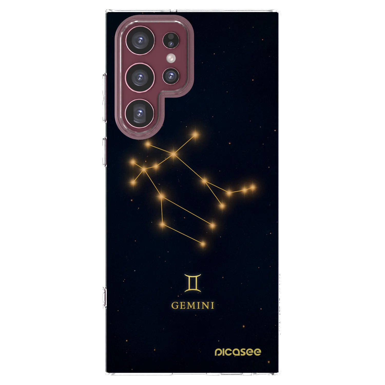 Picasee husă transparentă din silicon pentru Samsung Galaxy S22 Ultra 5G - GEMINI