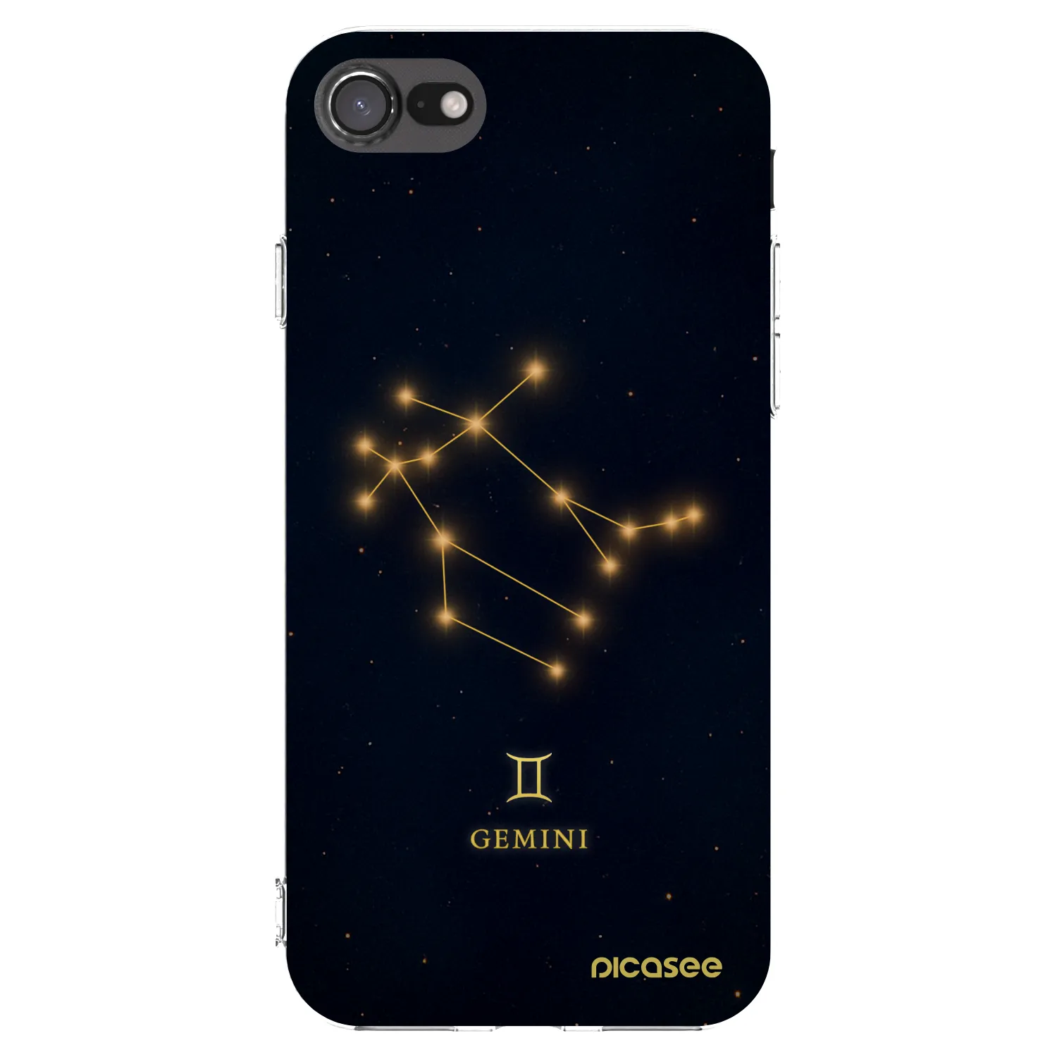 Picasee husă transparentă din silicon pentru Apple iPhone SE 2022 - GEMINI