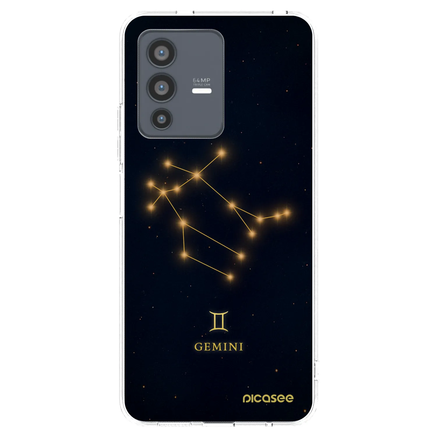 Picasee husă transparentă din silicon pentru Vivo V23 5G - GEMINI