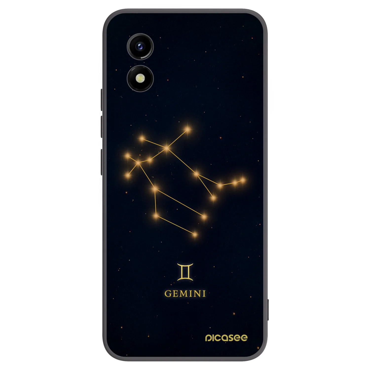 Picasee husă neagră din silicon pentru Vivo Y01 - GEMINI