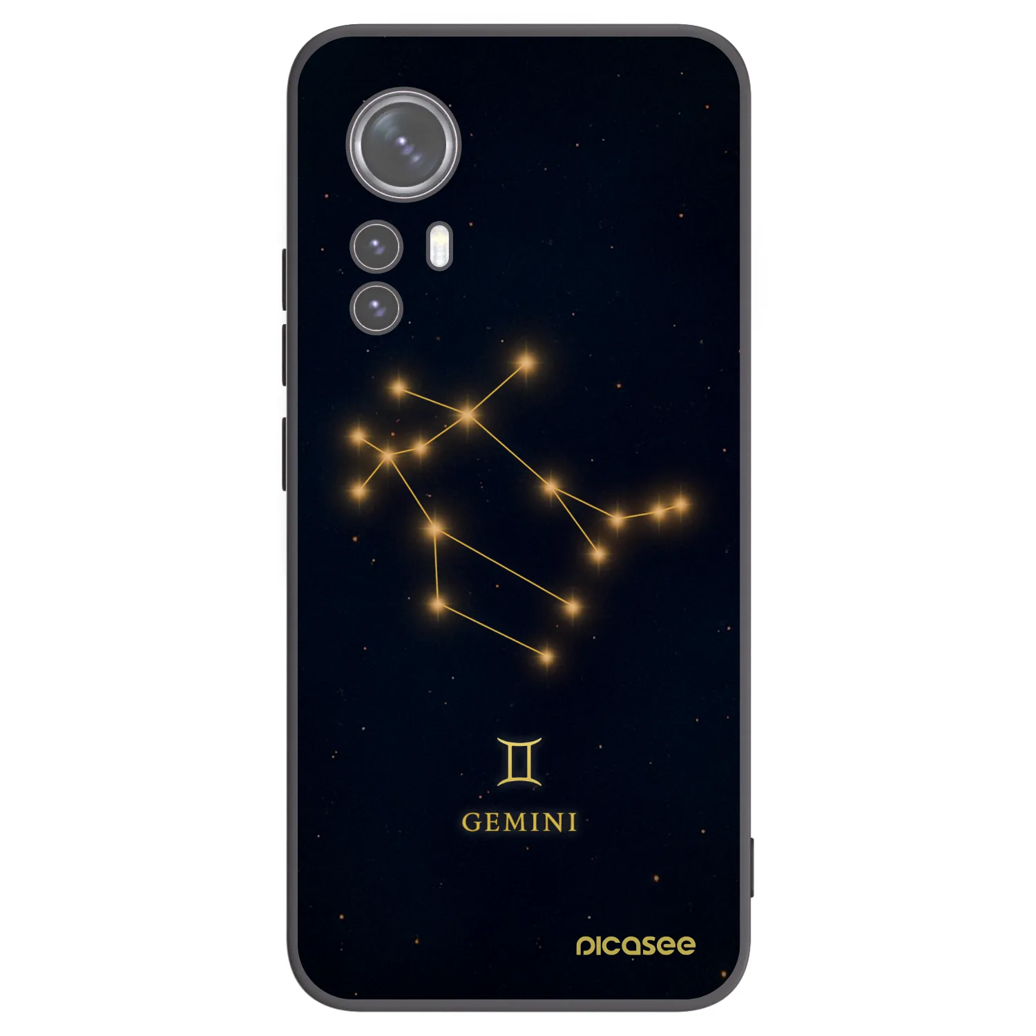 Picasee husă neagră din silicon pentru Xiaomi 12X - GEMINI