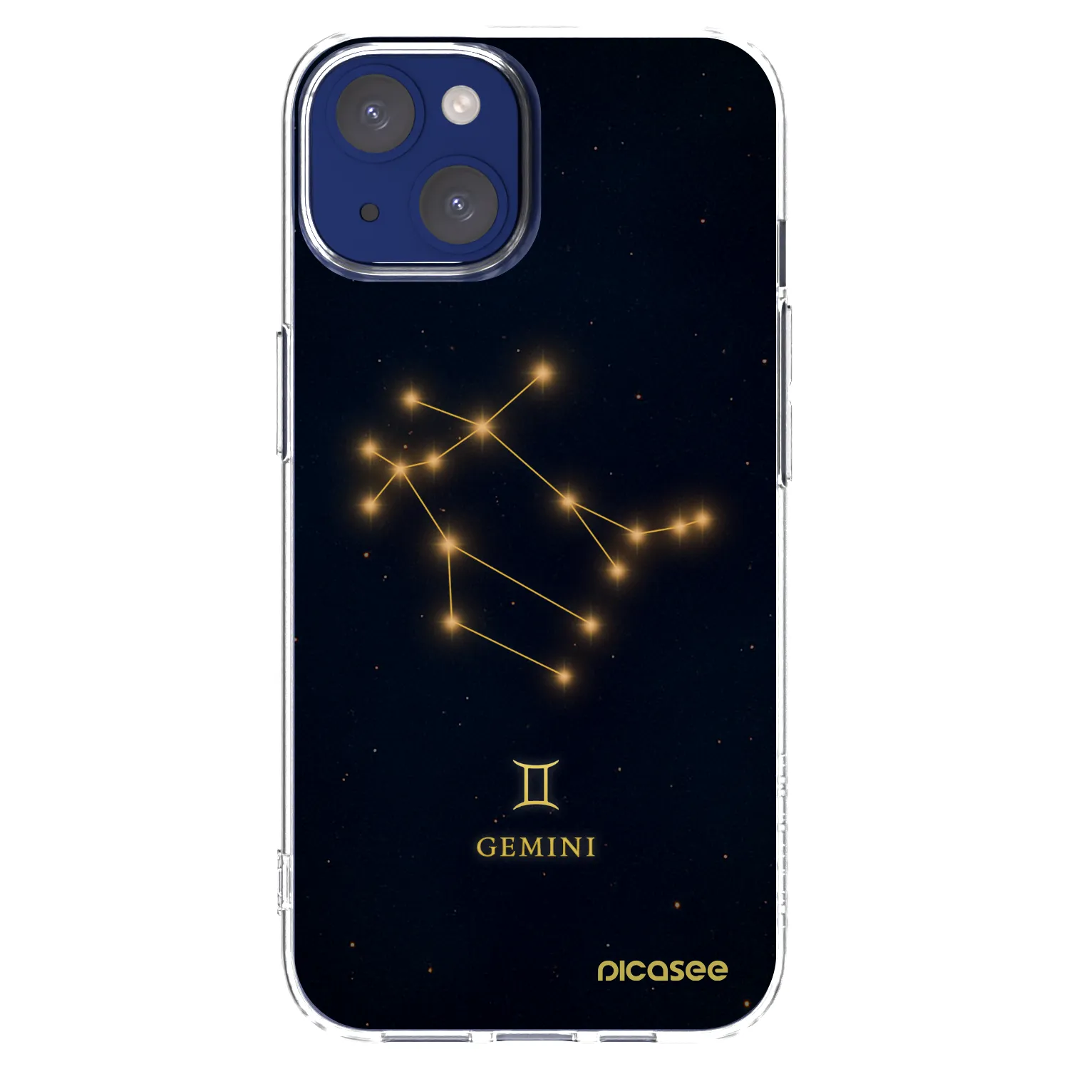 Picasee husă transparentă din silicon pentru Apple iPhone 14 - GEMINI