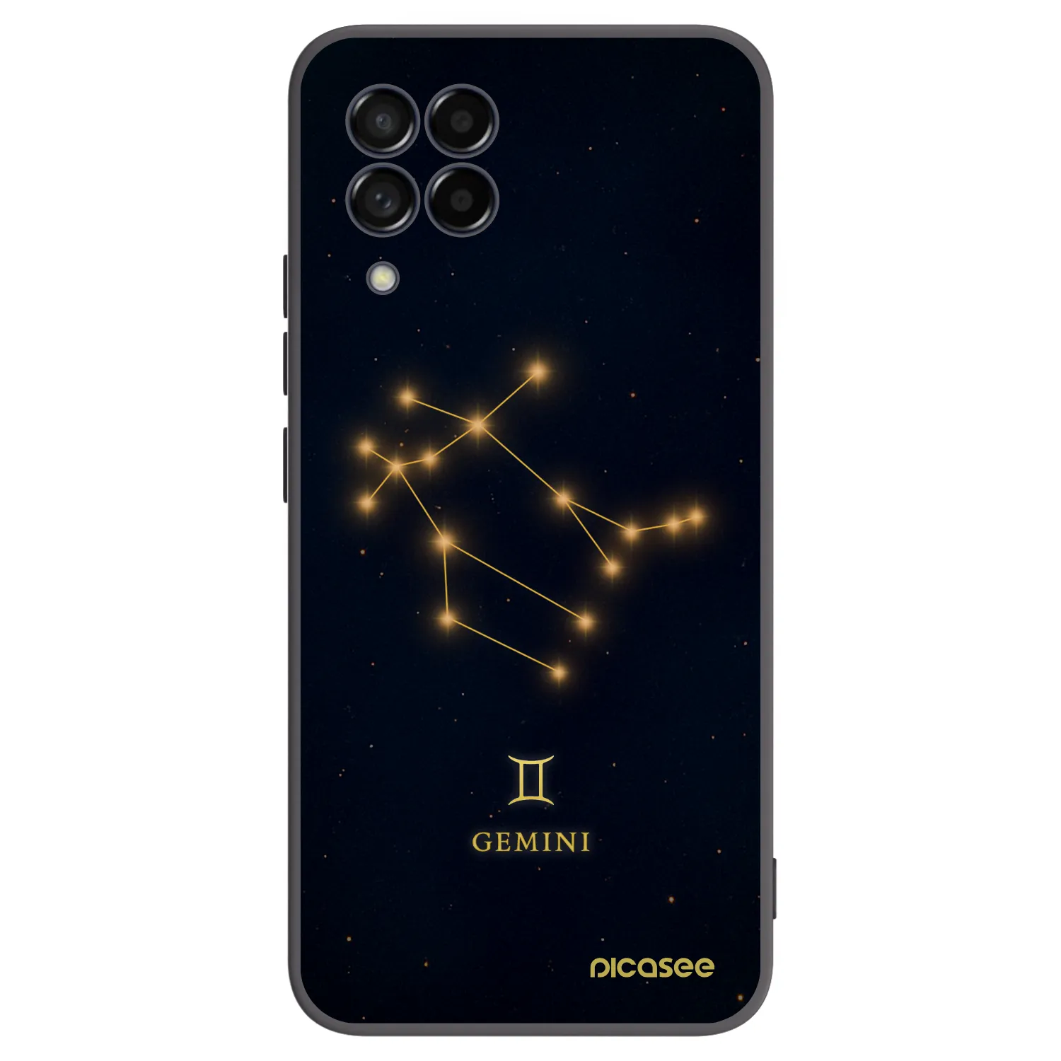 Picasee husă neagră din silicon pentru Samsung Galaxy M53 5G - GEMINI