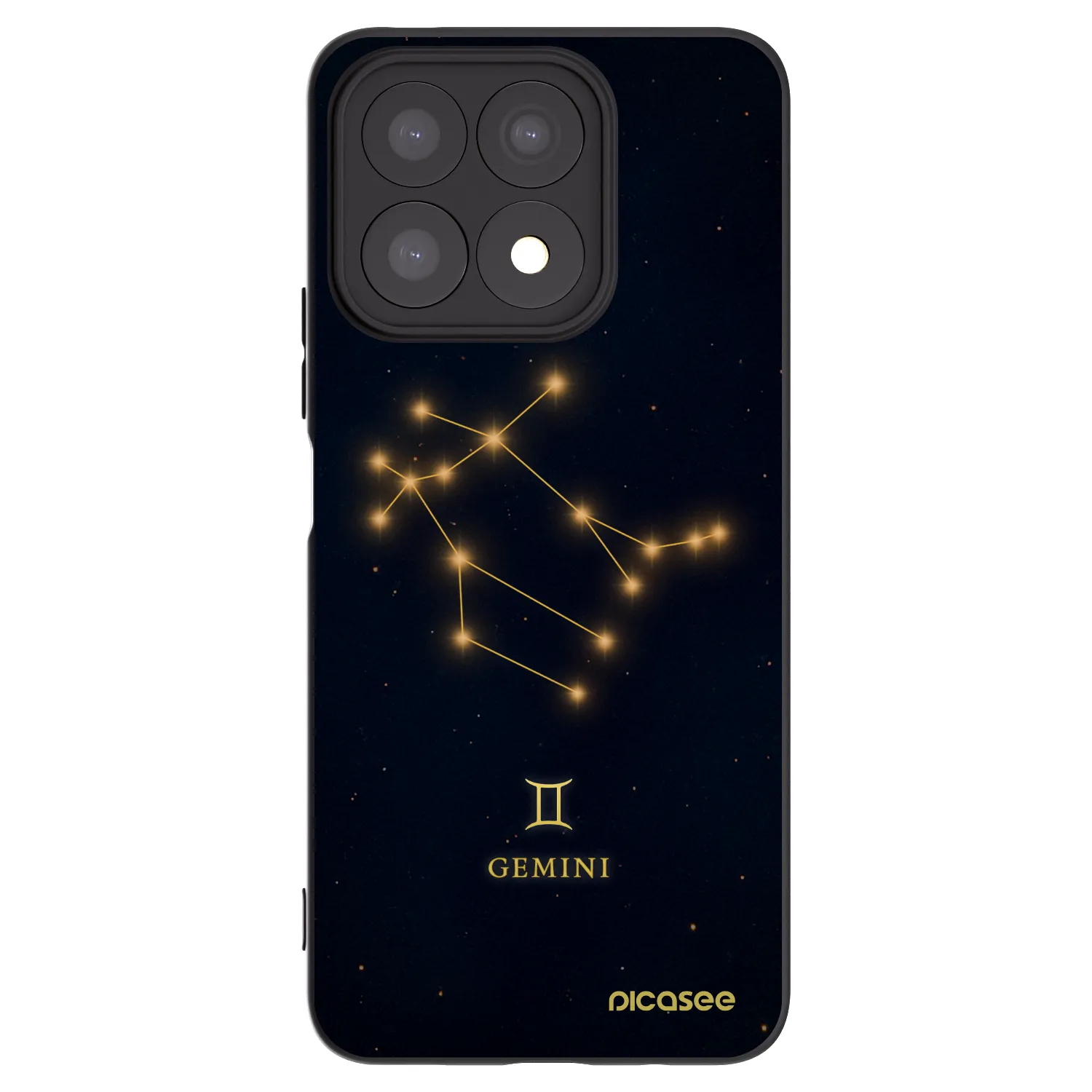 Picasee husă neagră din silicon pentru Honor X8a - GEMINI