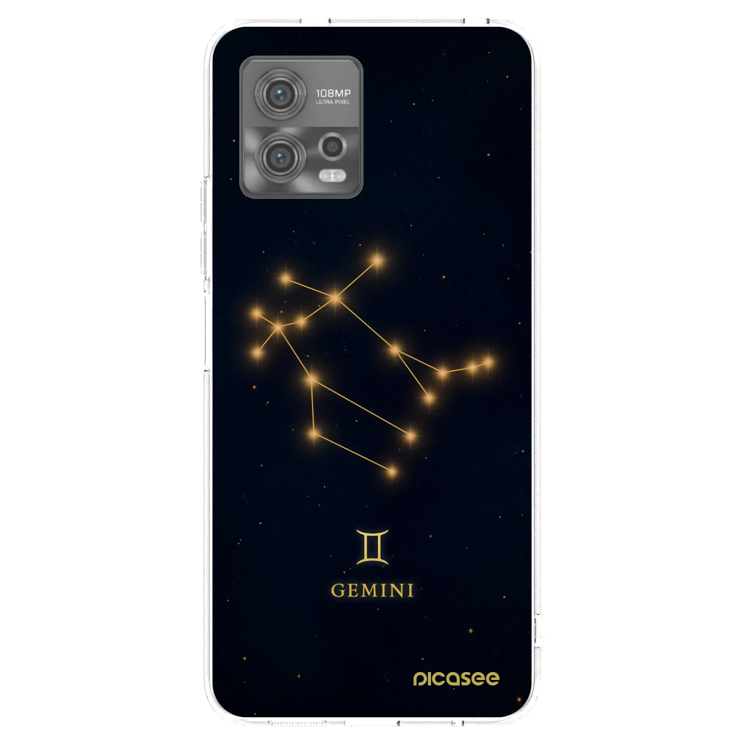 Picasee husă transparentă din silicon pentru Motorola Moto G72 - GEMINI