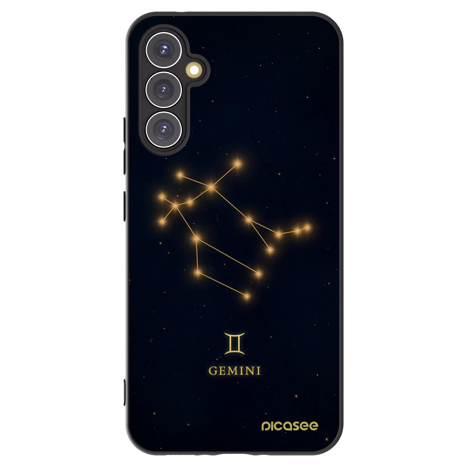 Picasee husă neagră din silicon pentru Samsung Galaxy A34 5G A346B - GEMINI