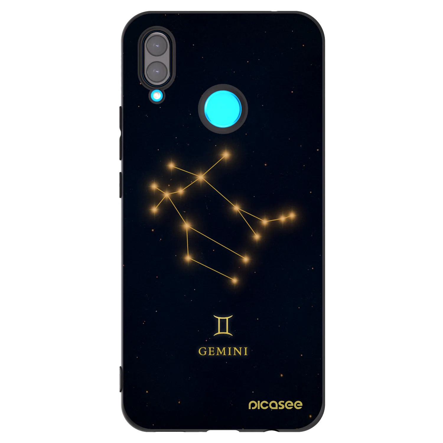 Picasee husă neagră din silicon pentru Huawei Nova 3i - GEMINI