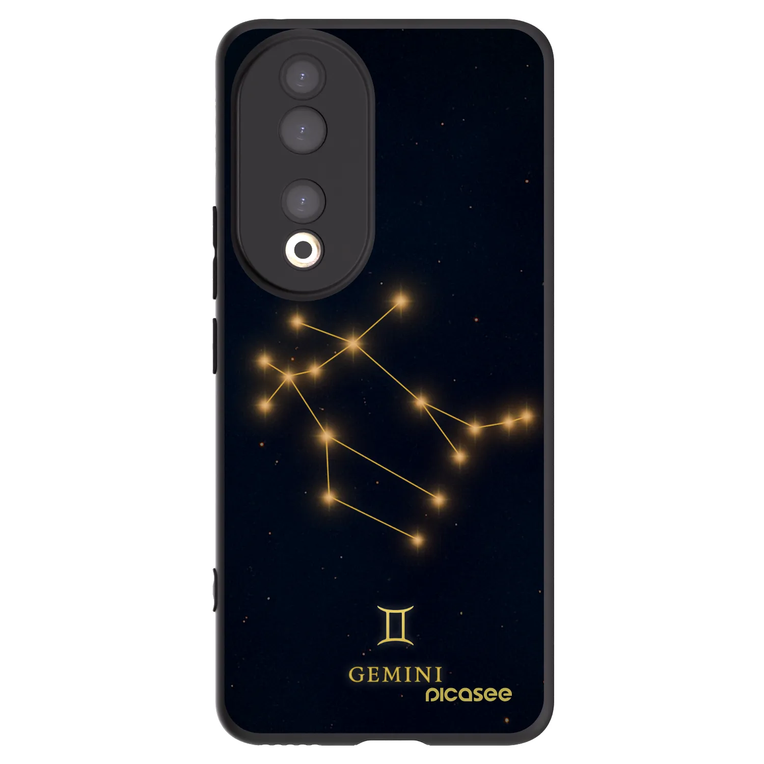 Picasee husă neagră din silicon pentru Honor 90 5G - GEMINI