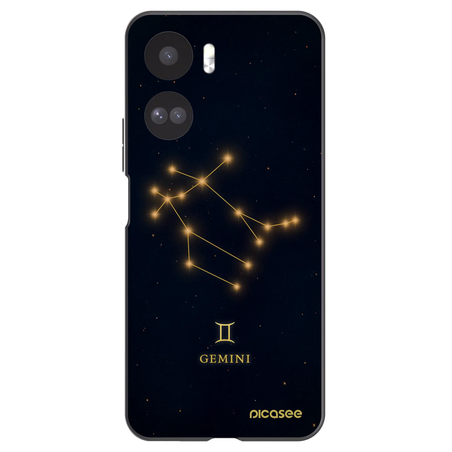 Picasee husă neagră din silicon pentru Honor 90 Lite 5G - GEMINI
