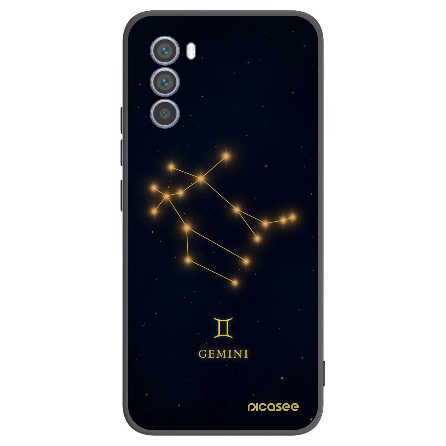 Picasee husă neagră din silicon pentru Motorola Moto G62 - GEMINI
