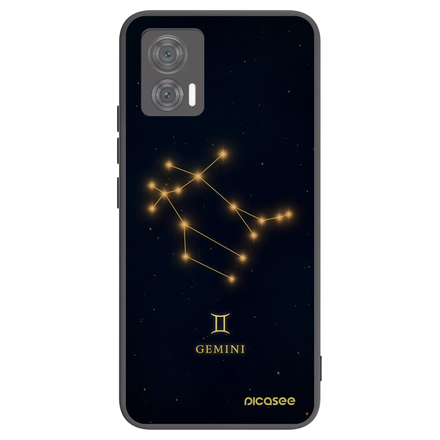 Picasee husă neagră din silicon pentru Motorola Edge 30 Neo - GEMINI
