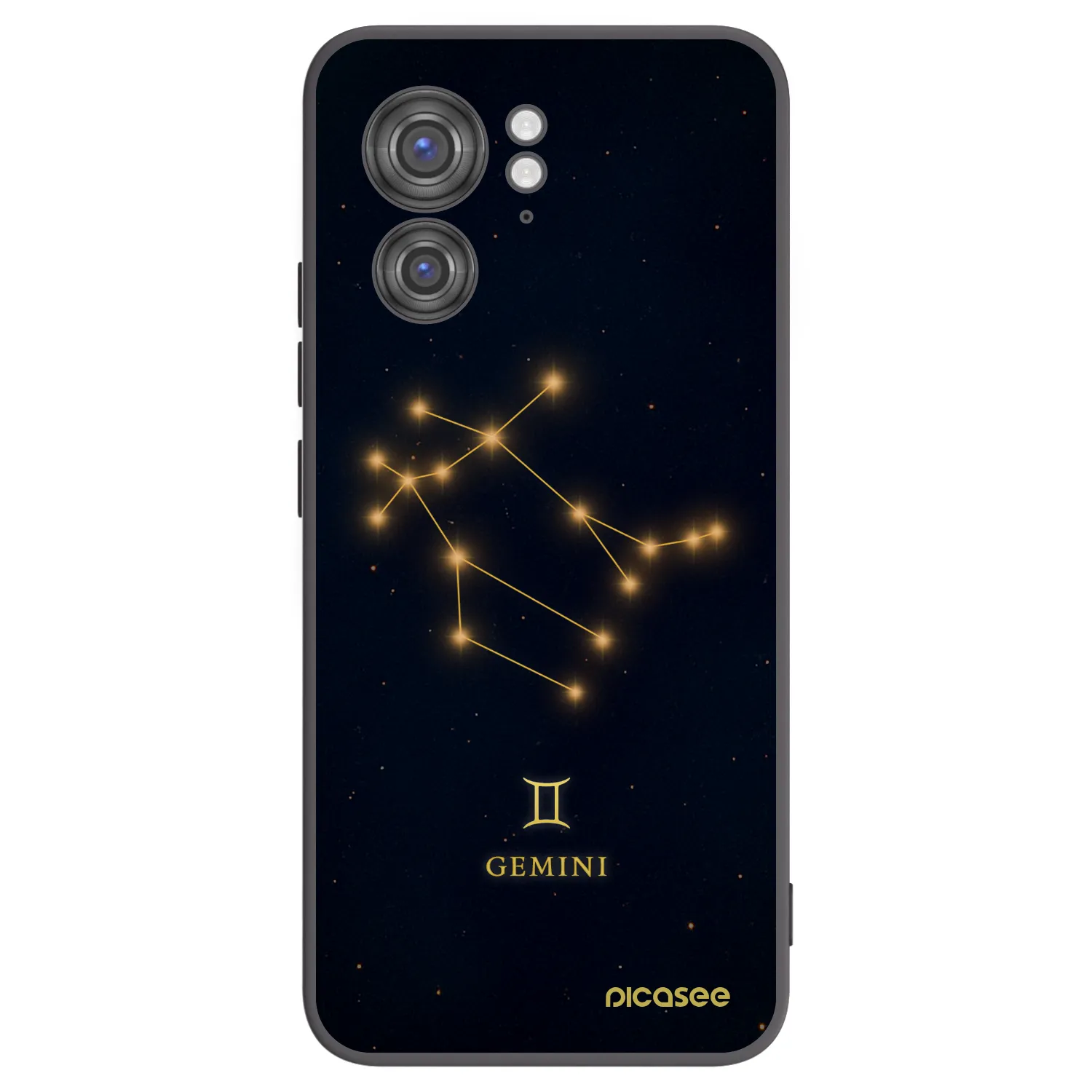 Picasee husă neagră din silicon pentru Motorola Edge 40 - GEMINI