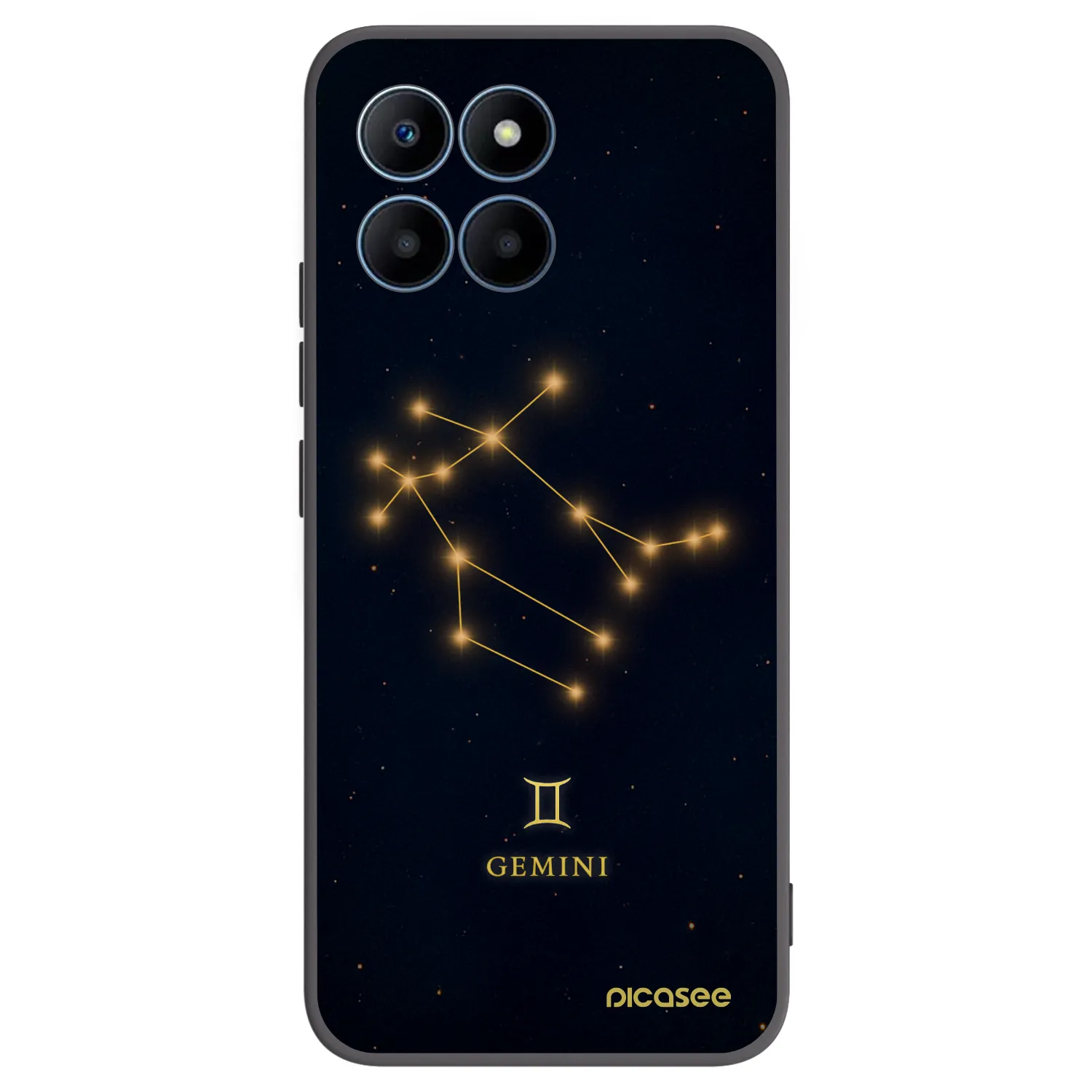 Picasee husă neagră din silicon pentru Honor 70 Lite - GEMINI