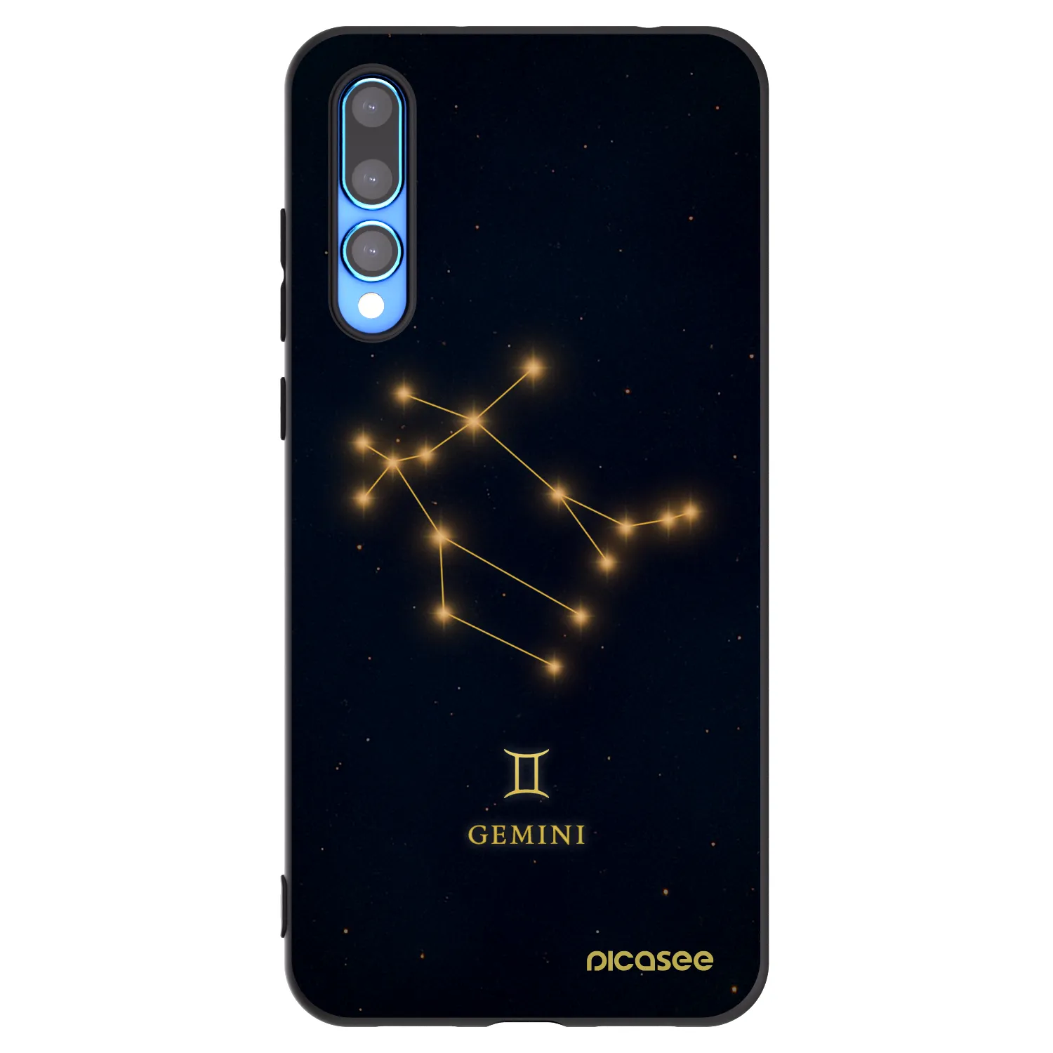 Picasee husă neagră din silicon pentru Huawei P20 Pro - GEMINI