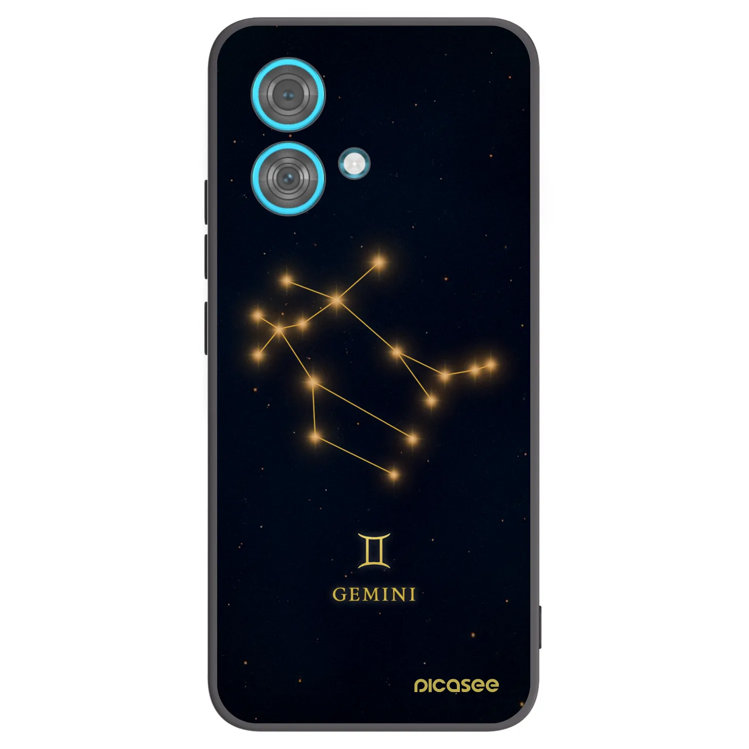 Picasee husă neagră din silicon pentru Motorola Edge 40 Neo - GEMINI