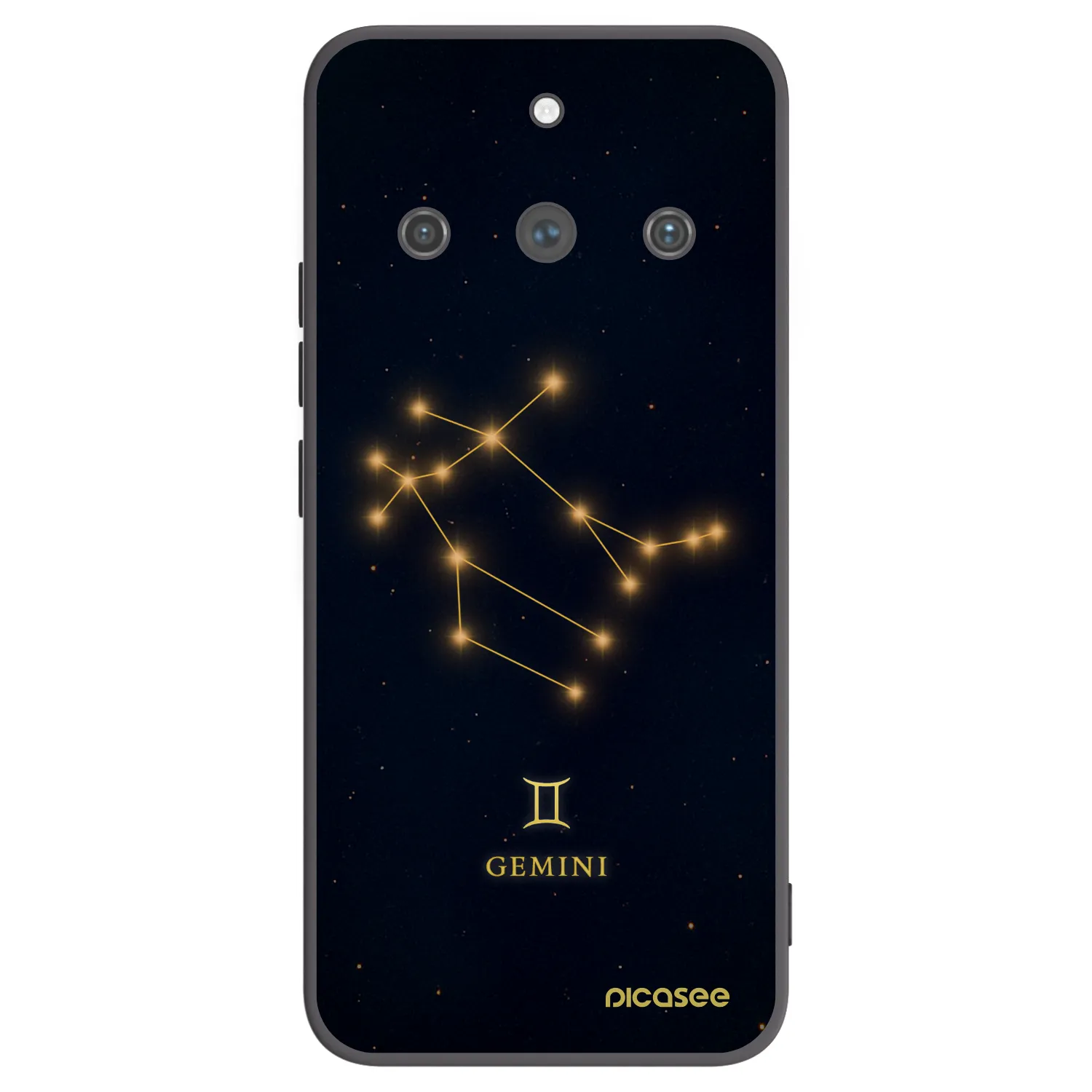 Picasee husă neagră din silicon pentru Realme 11 Pro+ - GEMINI
