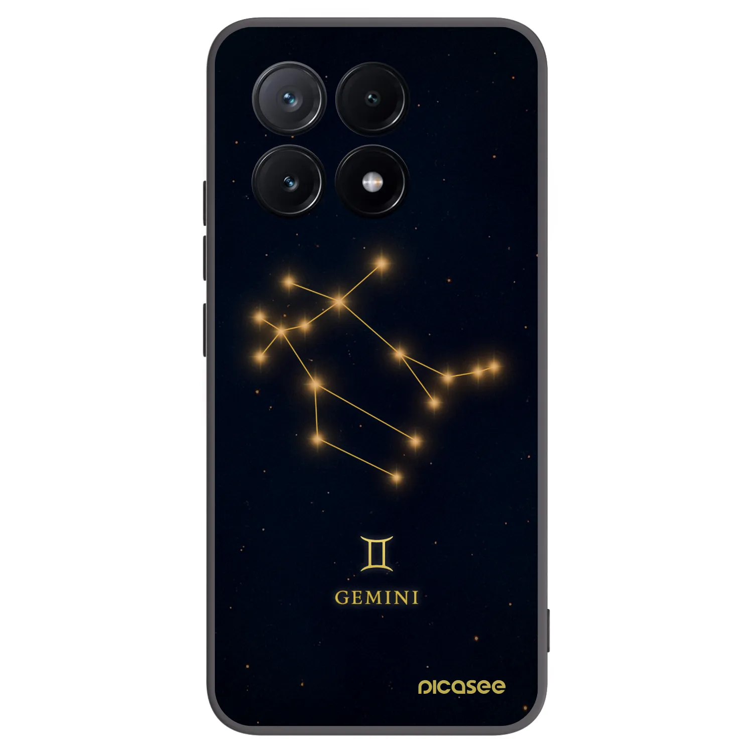 Picasee husă neagră din silicon pentru Xiaomi Poco X6 Pro - GEMINI