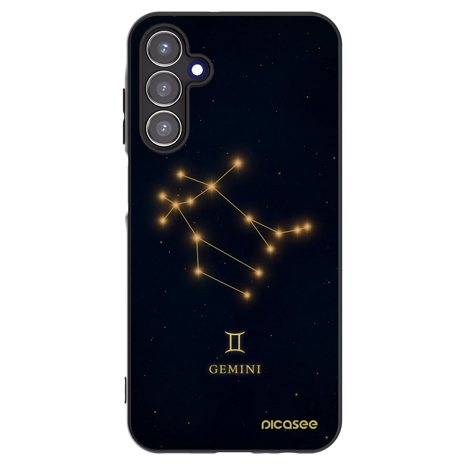 Picasee husă neagră din silicon pentru Samsung Galaxy A15 A156B 5G - GEMINI